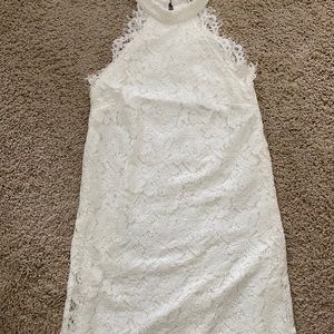 White lace dress